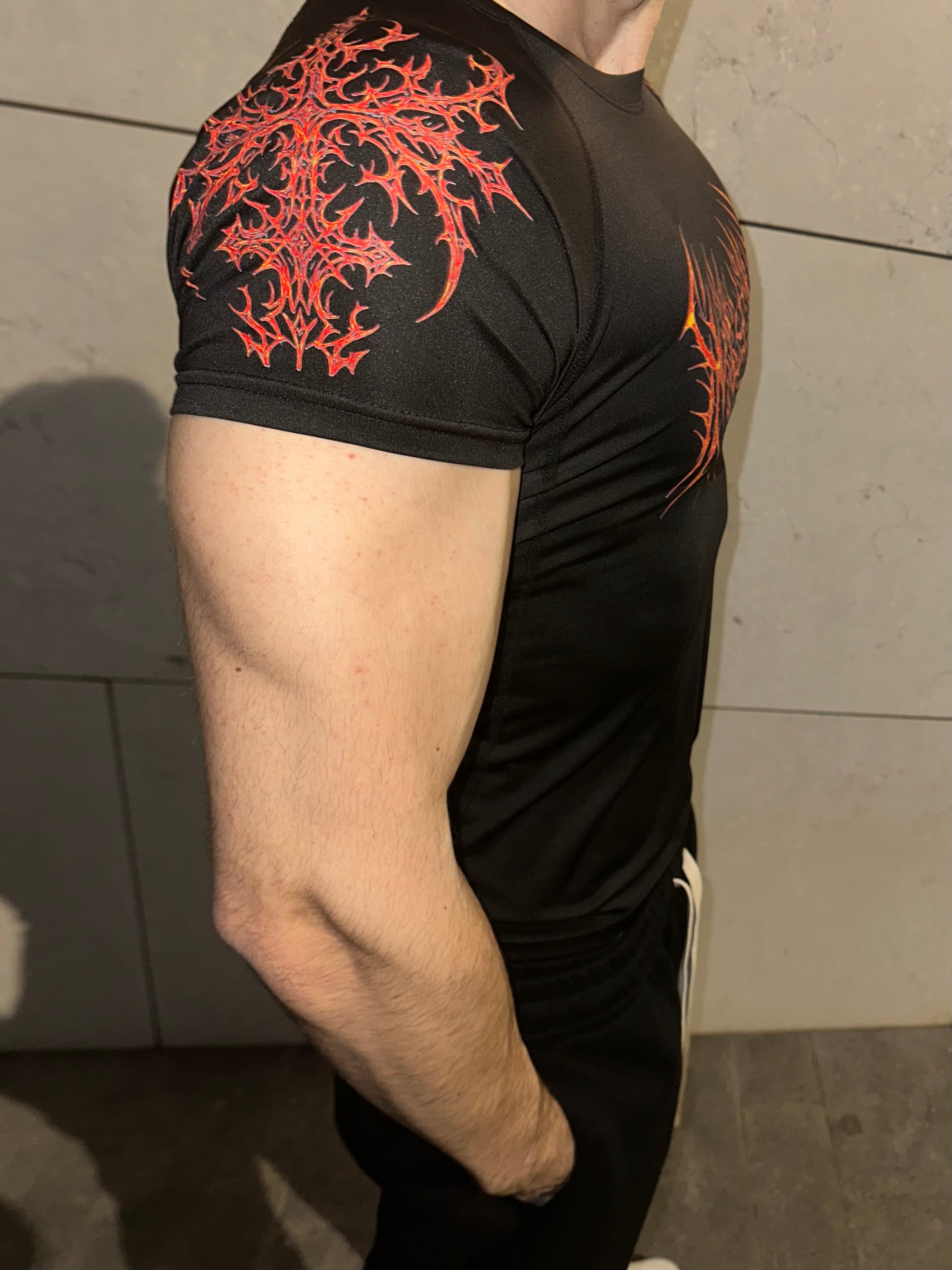 BURNING SOUL Compression Shirt