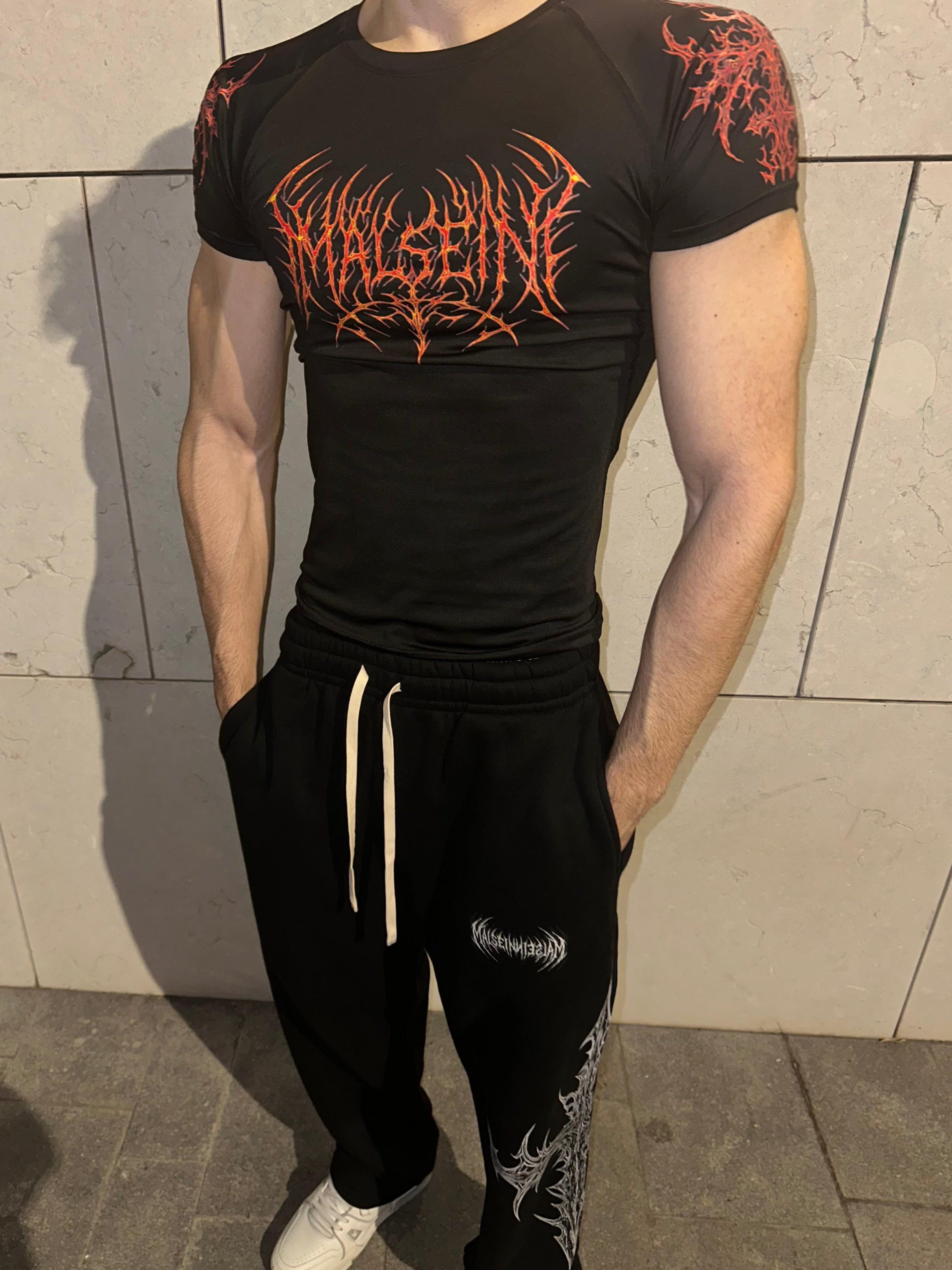 BURNING SOUL Compression Shirt