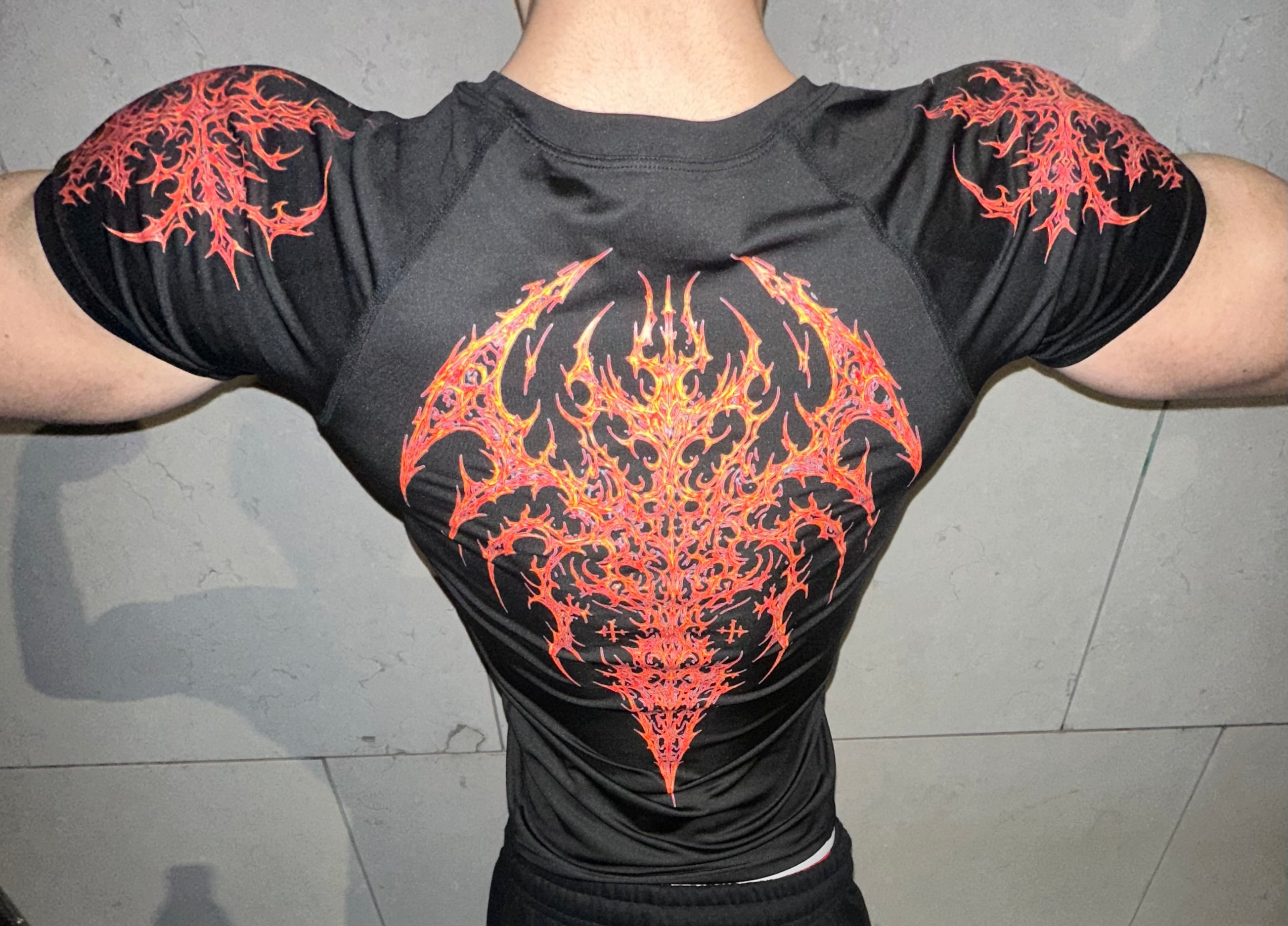 BURNING SOUL Compression Shirt